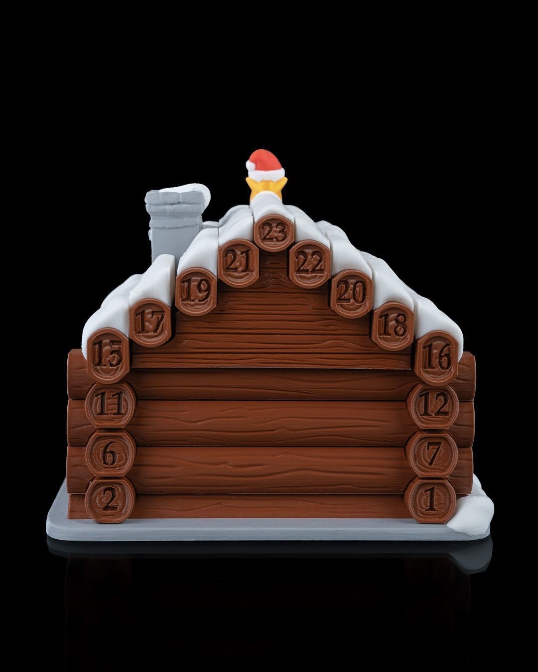 Santa Cabin Countdown 3D print model_5