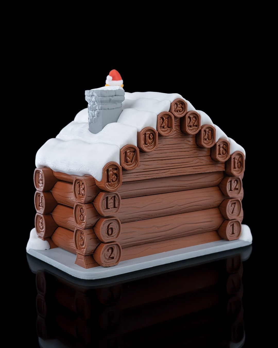 Santa Cabin Countdown 3D print model_4