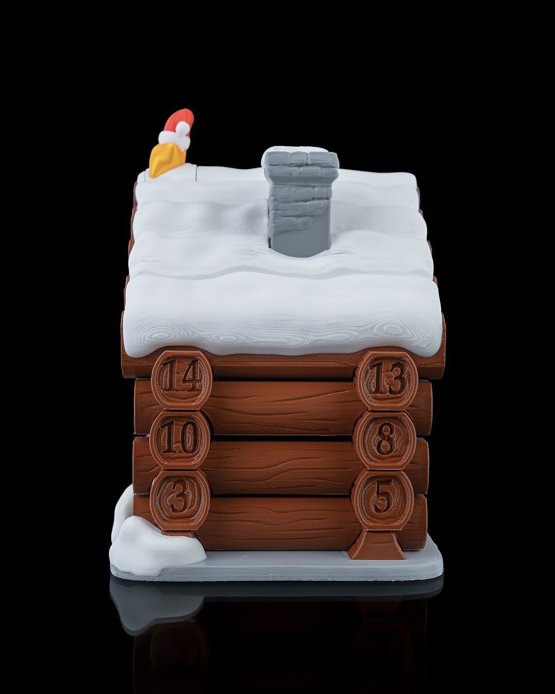 Santa Cabin Countdown 3D print model_3