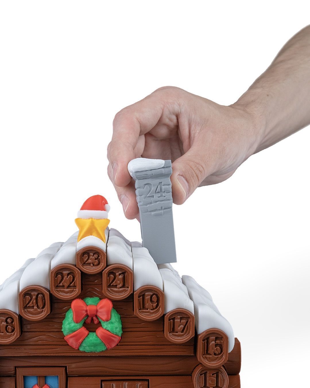 Santa Cabin Countdown 3D print model_17