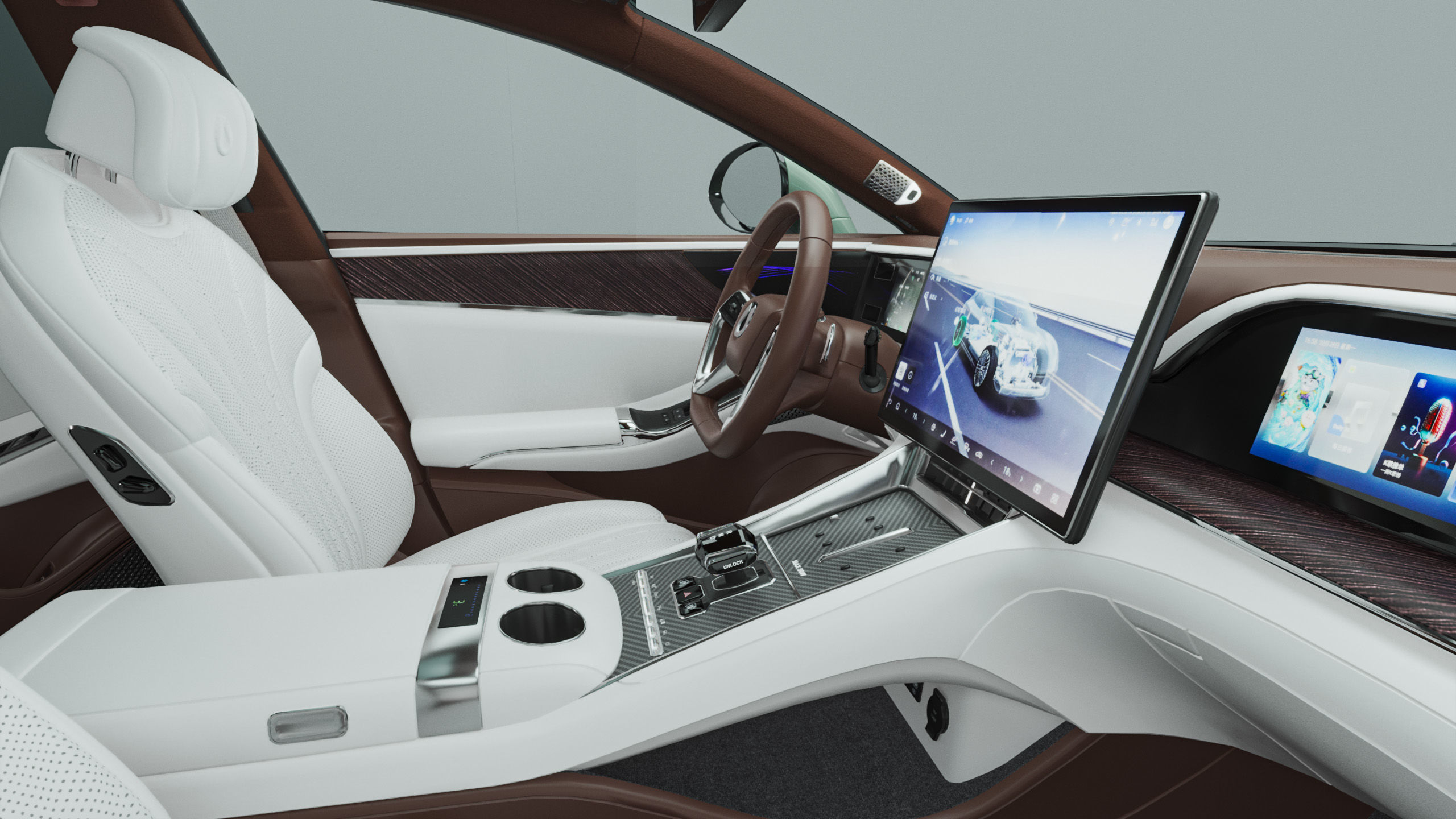 2025 BYD Denza Z9 GT With Interior 3D model_14