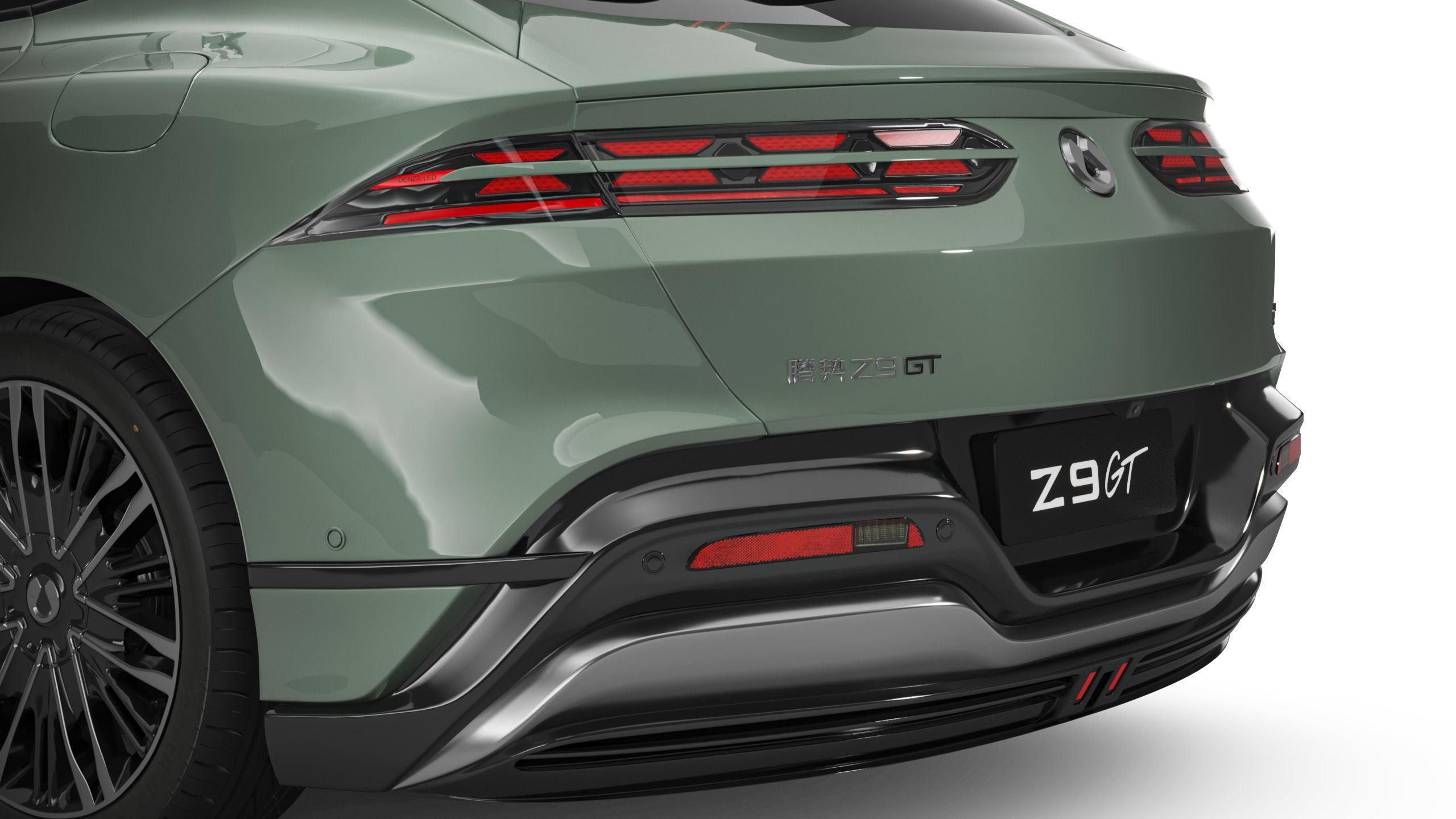 2025 BYD Denza Z9 GT With Interior 3D model_5