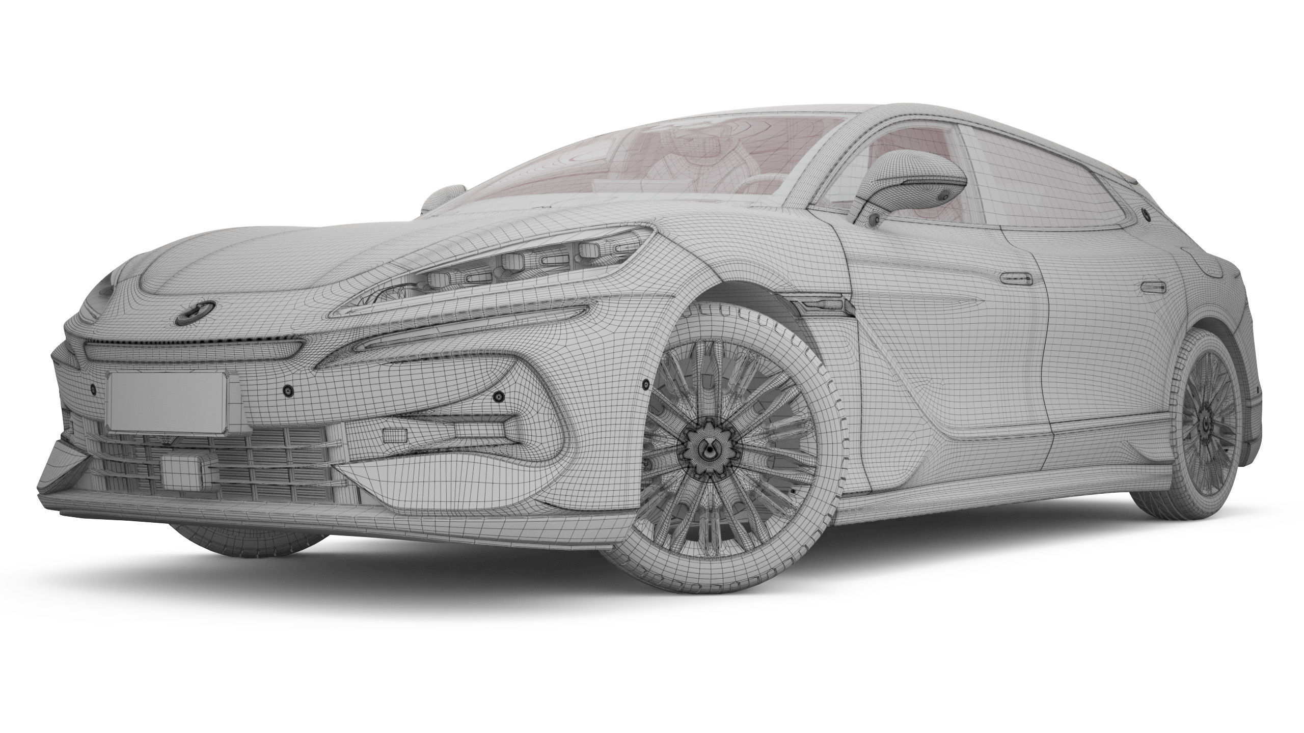 2025 BYD Denza Z9 GT With Interior 3D model_19