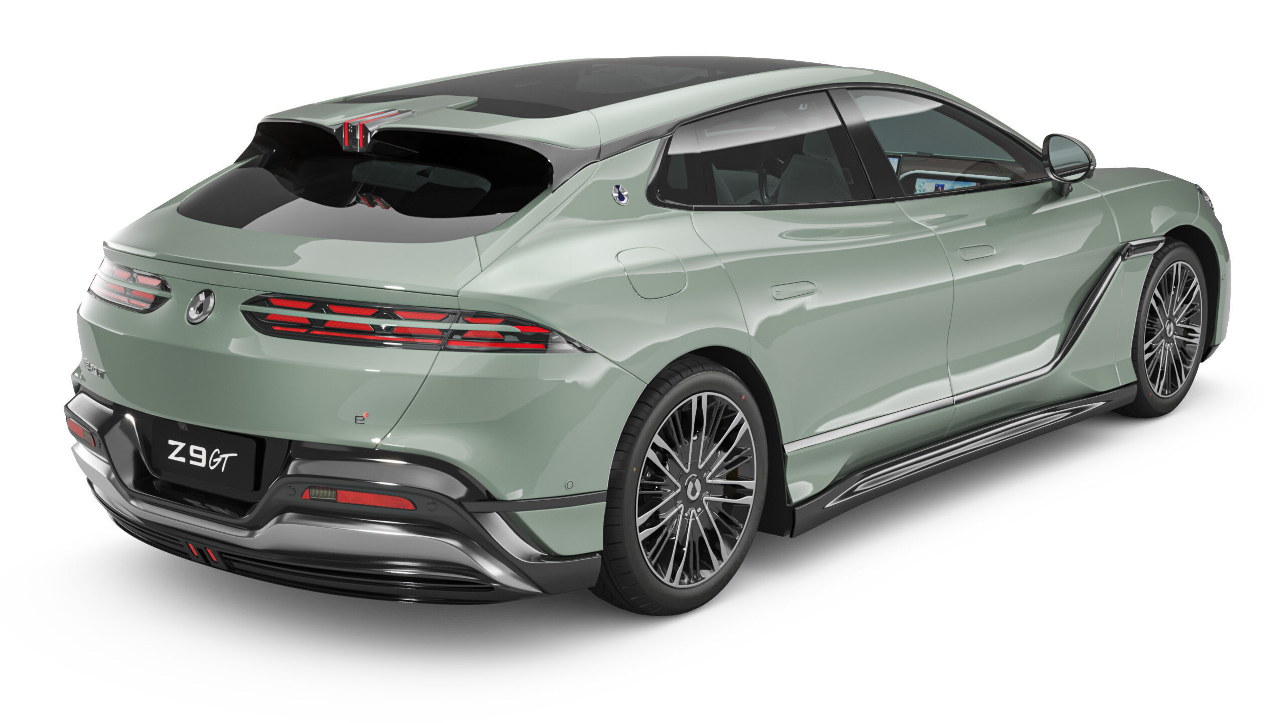 2025 BYD Denza Z9 GT With Interior 3D model_2