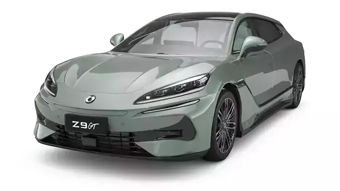 2025 BYD Denza Z9 GT With Interior 3D model