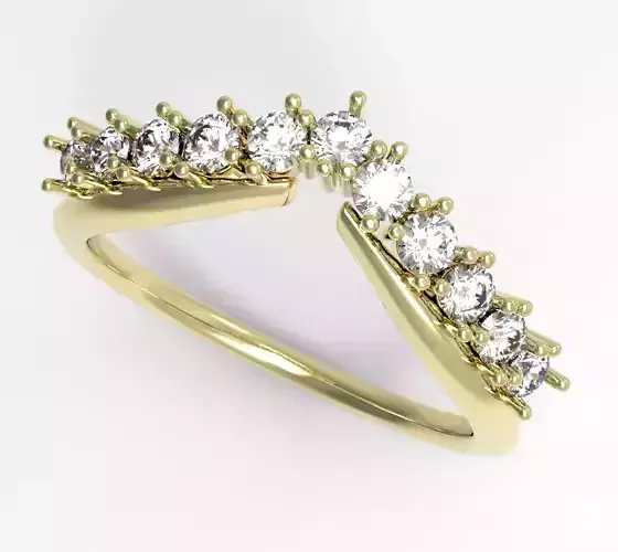 women ring Quality ring 10 stones