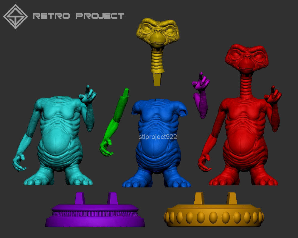 ET Extra Terrestrial 3D print model_2