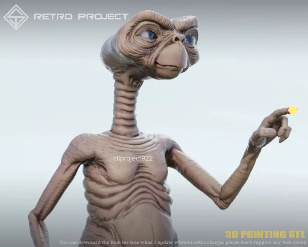 ET Extra Terrestrial 3D print model_0