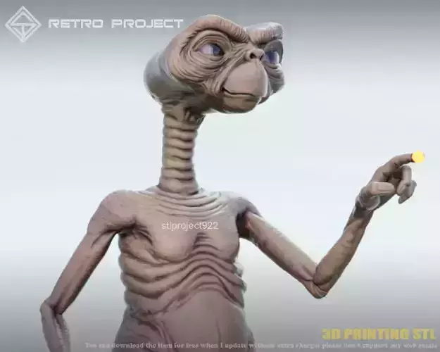 ET Extra Terrestrial 3D print model