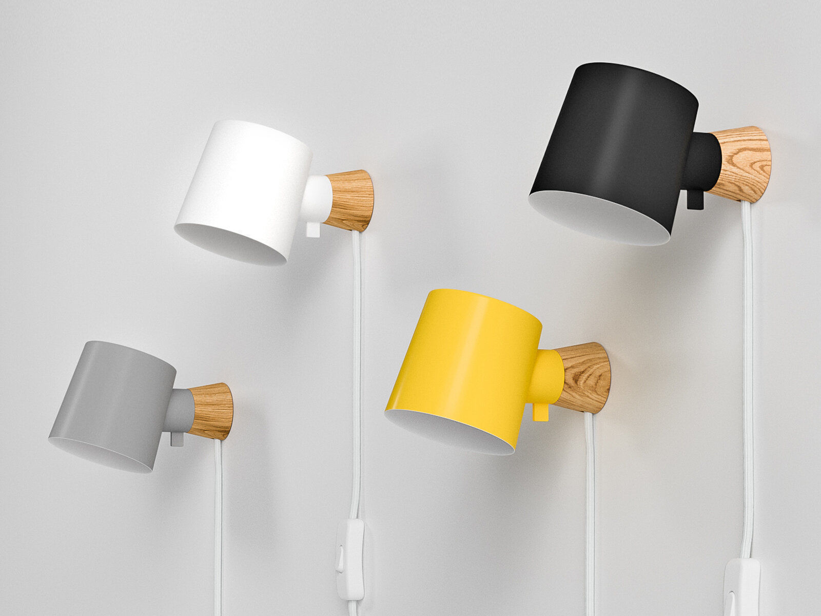 Rise Wall Light 3D model_1