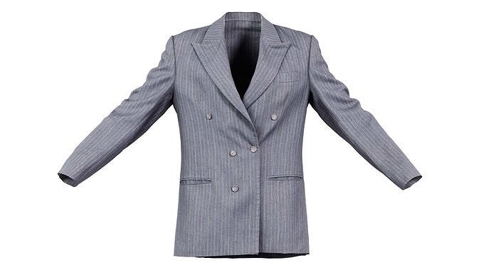 Suit E Vest Low-poly 3D model