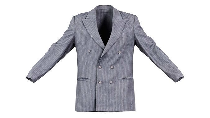 Suit E Vest Alt Low-poly 3D model