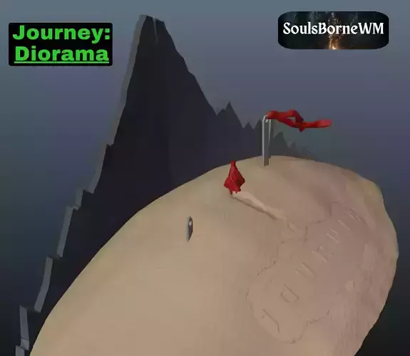 Journey Diorama 3D print model