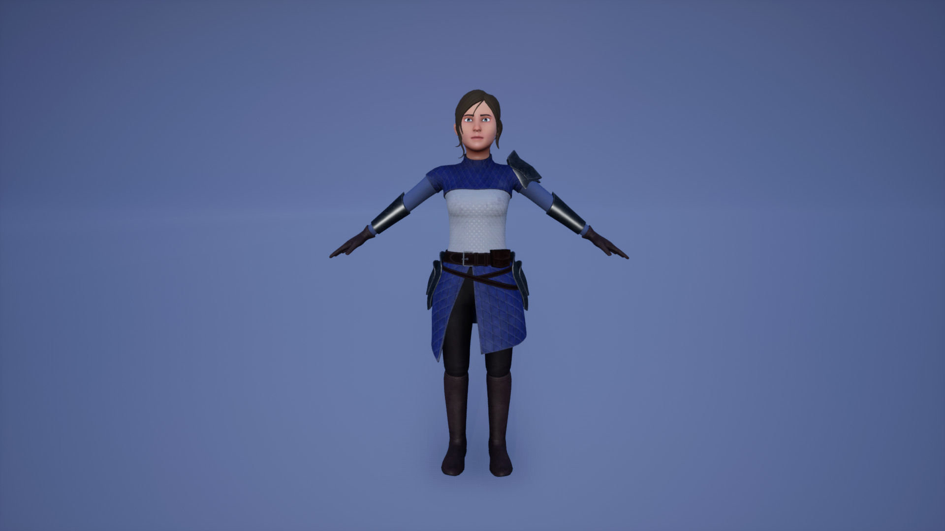 Medieval Knightness 3D model_3