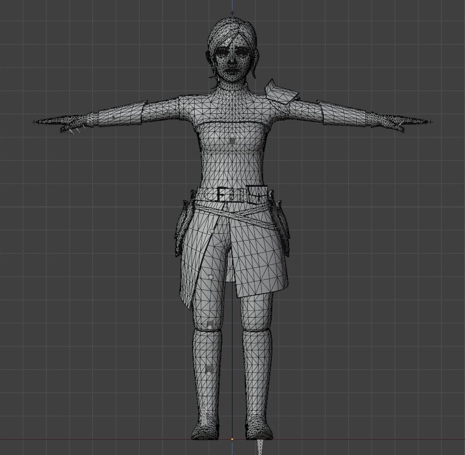 Medieval Knightness 3D model_2