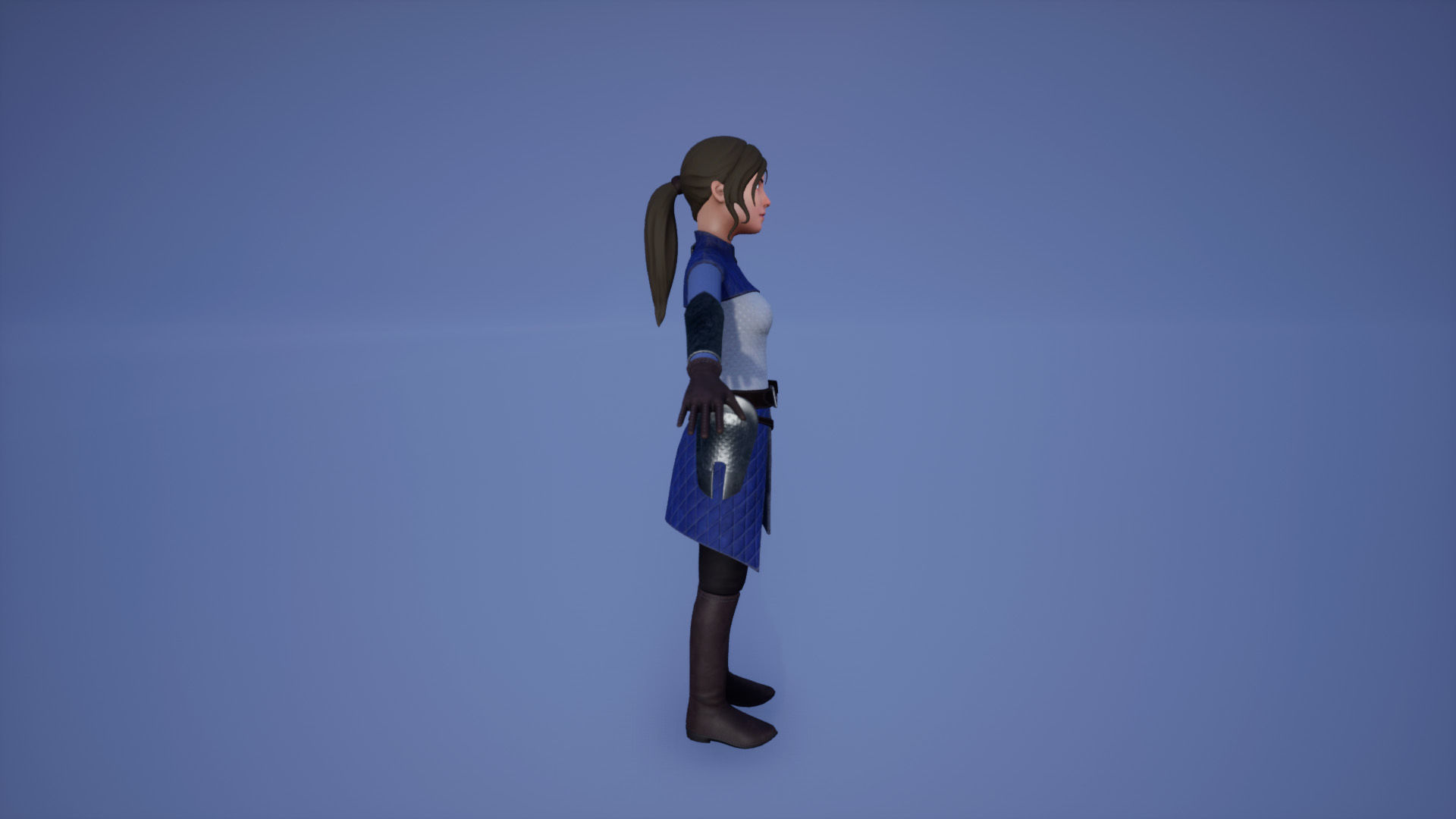 Medieval Knightness 3D model_4