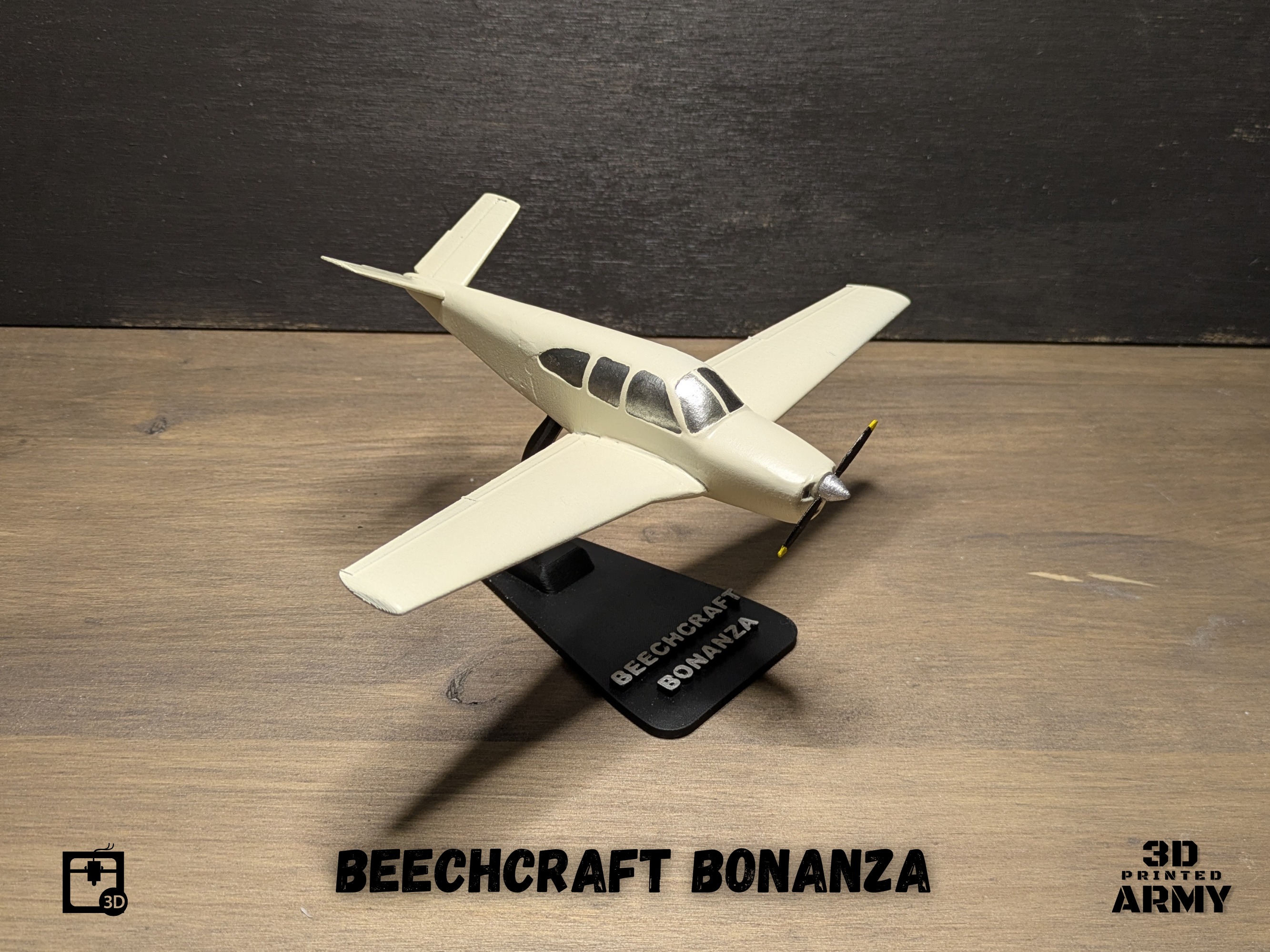 Beechcraft BONANZA scale model - 3D printing files 3D print model_6