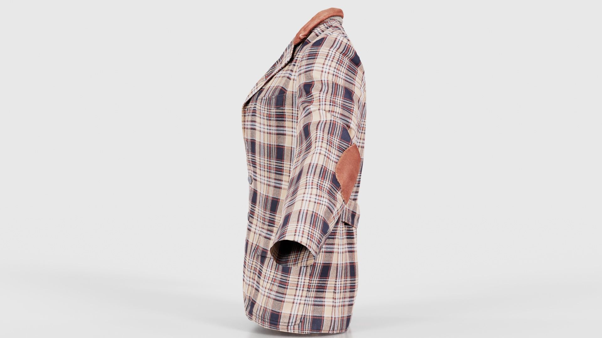 Suit G Vest Low-poly 3D model_24