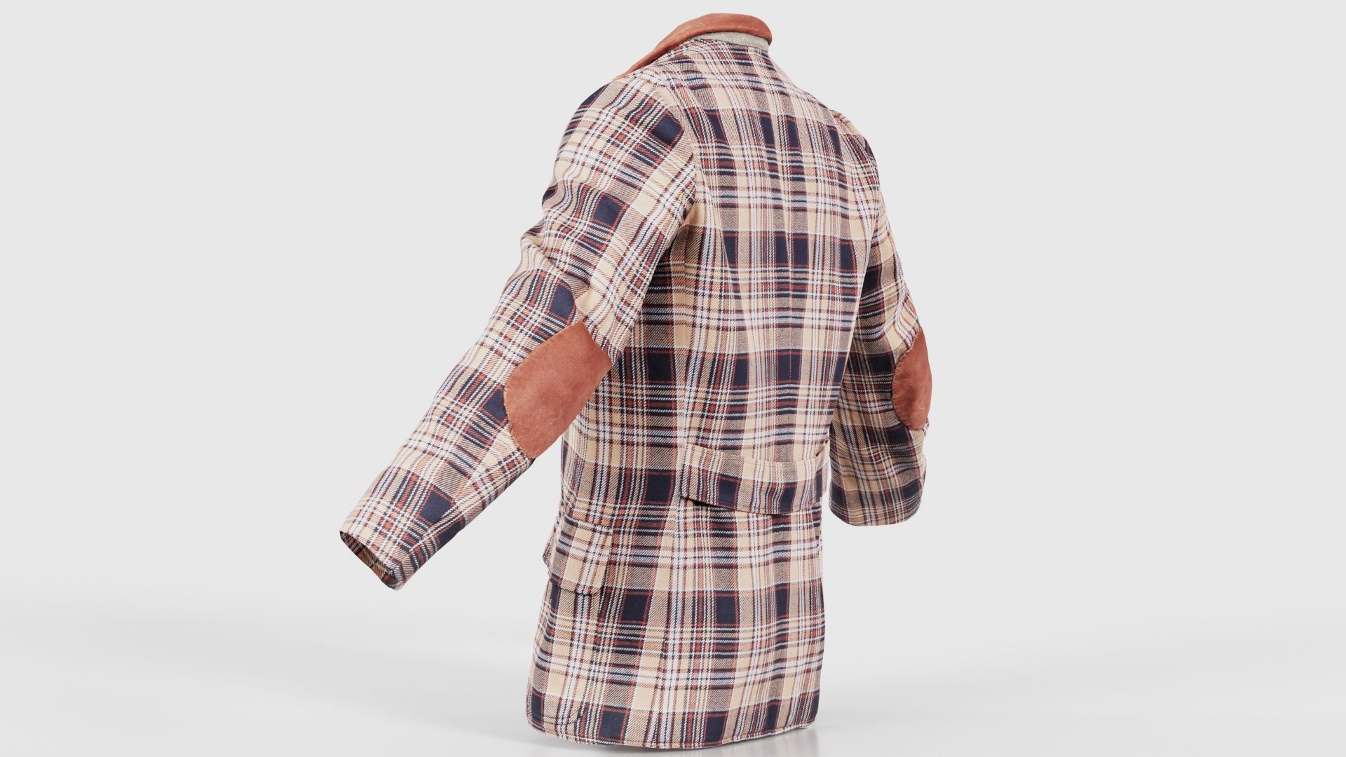 Suit G Vest Low-poly 3D model_23