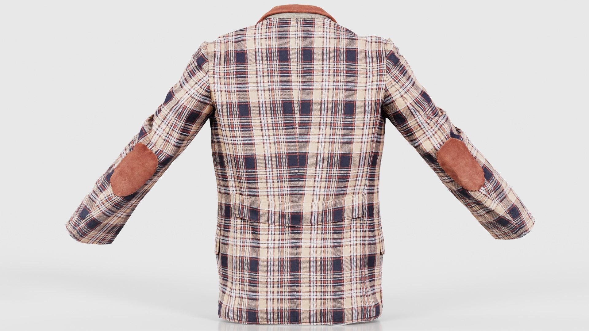 Suit G Vest Low-poly 3D model_21