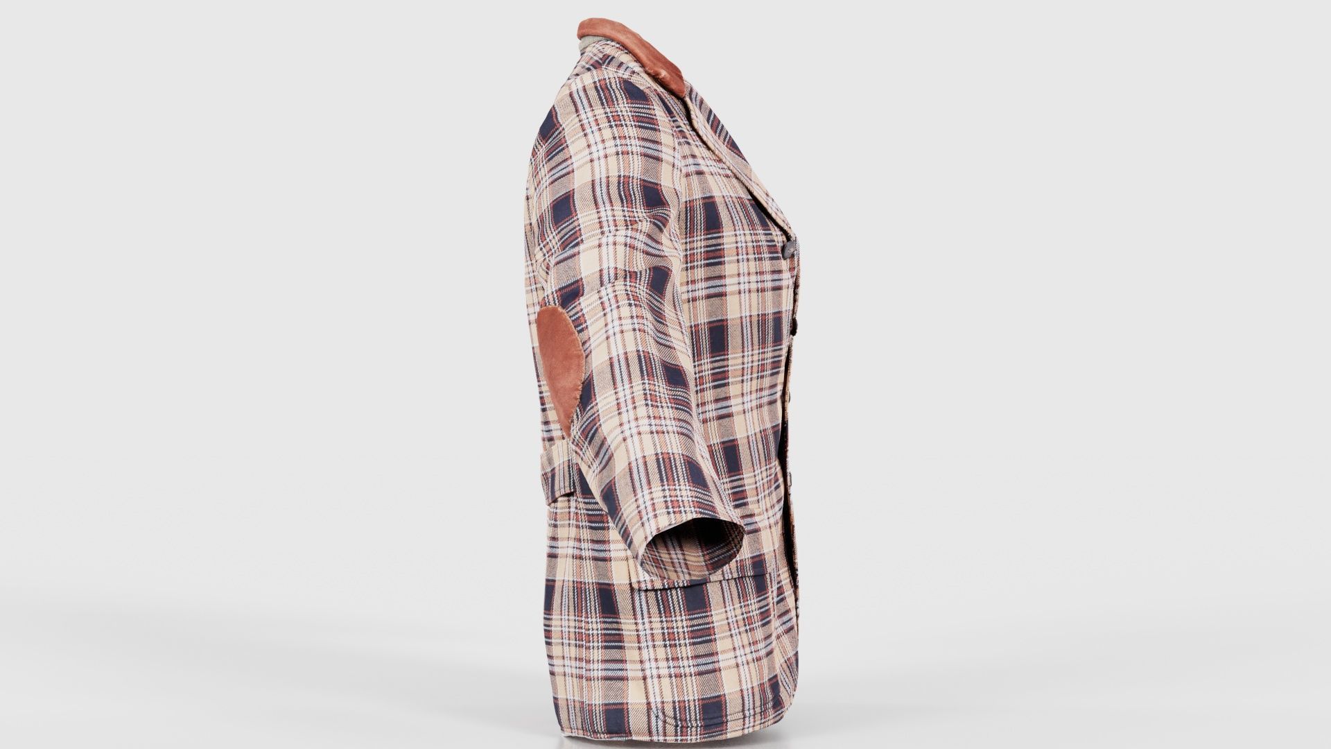 Suit G Vest Low-poly 3D model_18