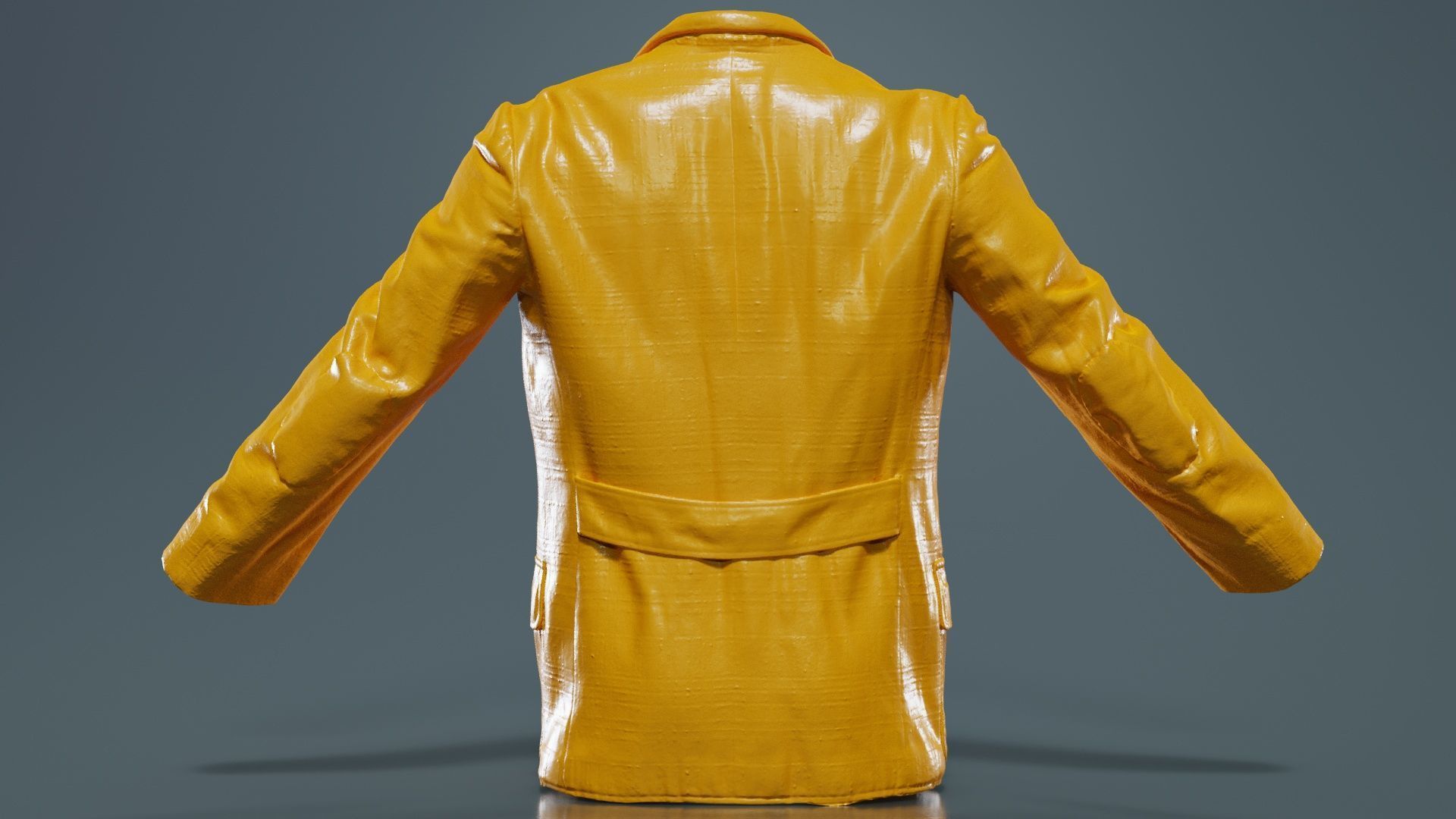 Suit G Vest Low-poly 3D model_13