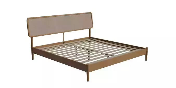 Lupin King Wooden Bed Frame