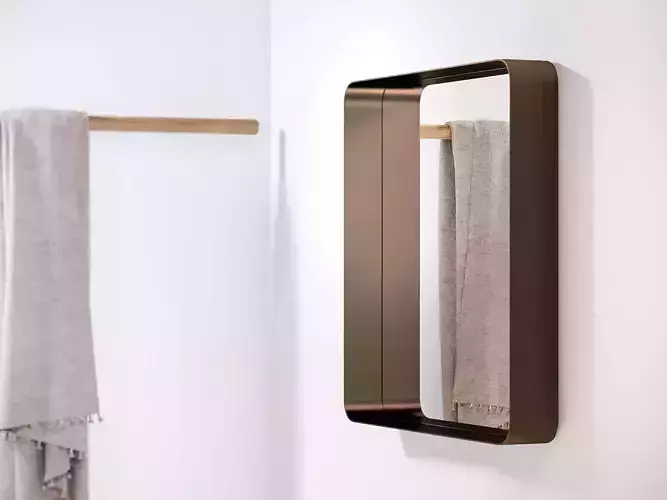 Cypris Square Mirror 3D model