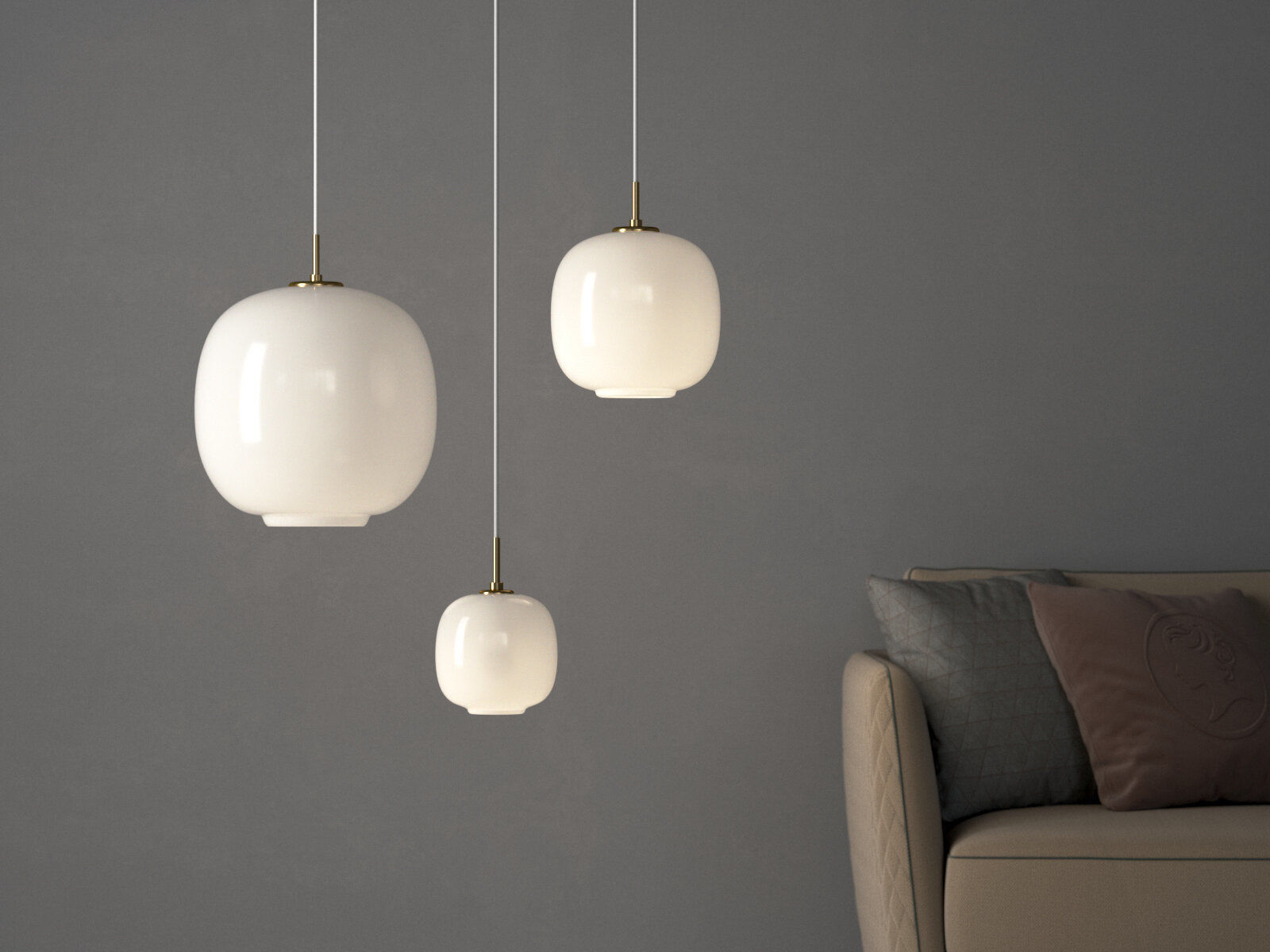 VL45 Radiohus Pendant Light 3D model_1