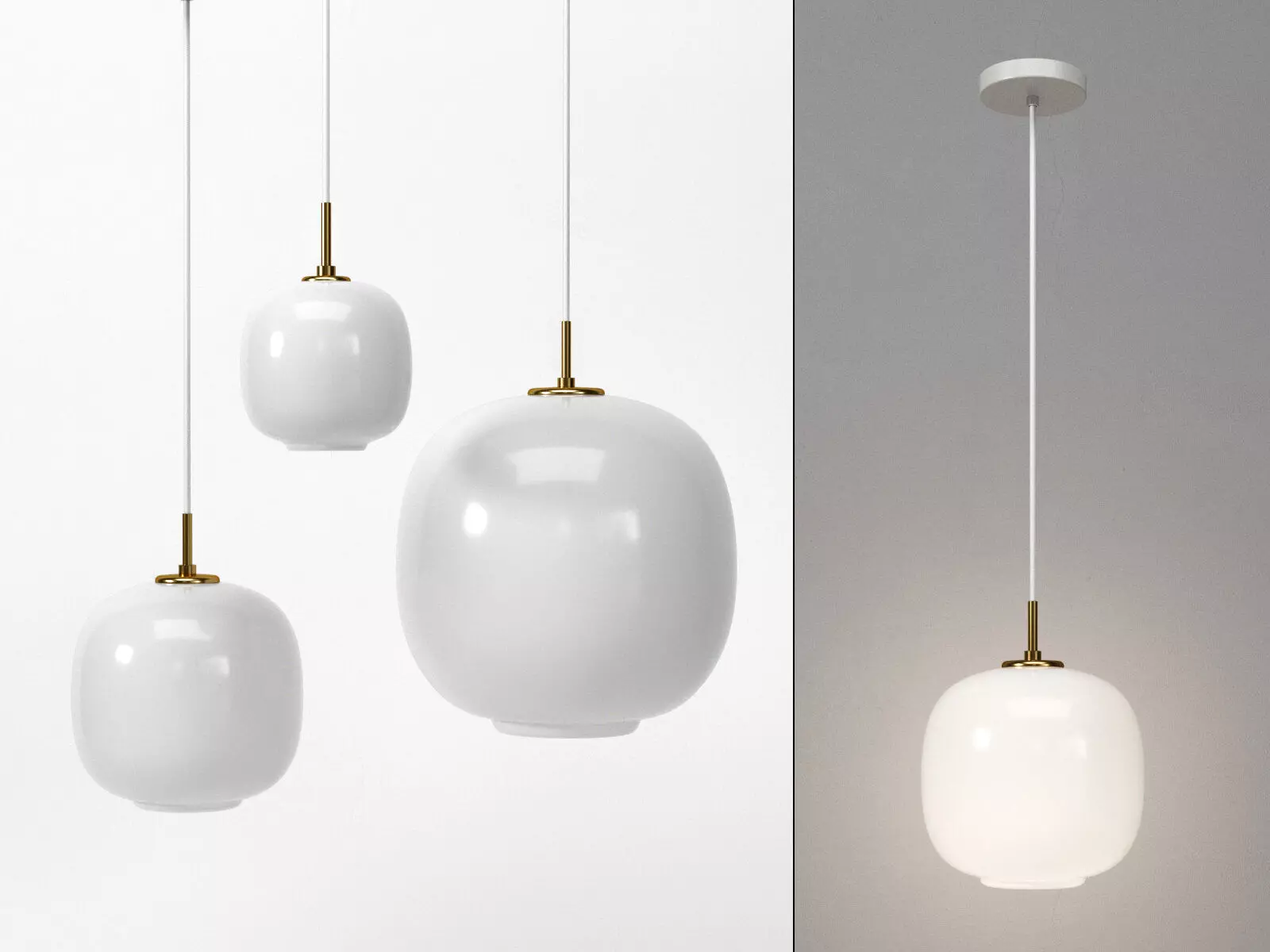 VL45 Radiohus Pendant Light 3D model_0