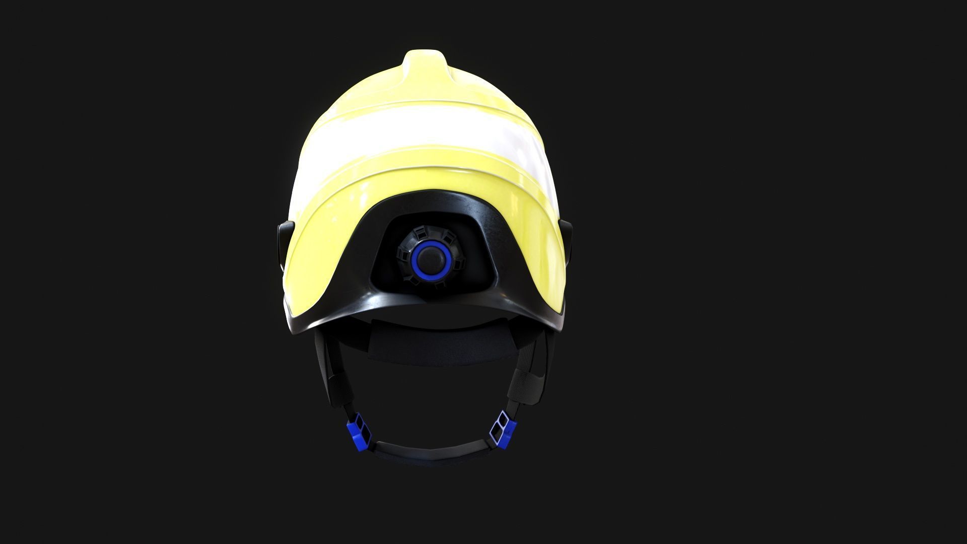 Firefighting Helmet of Drager HPS SafeGuard emergency Low-poly 3D model_6