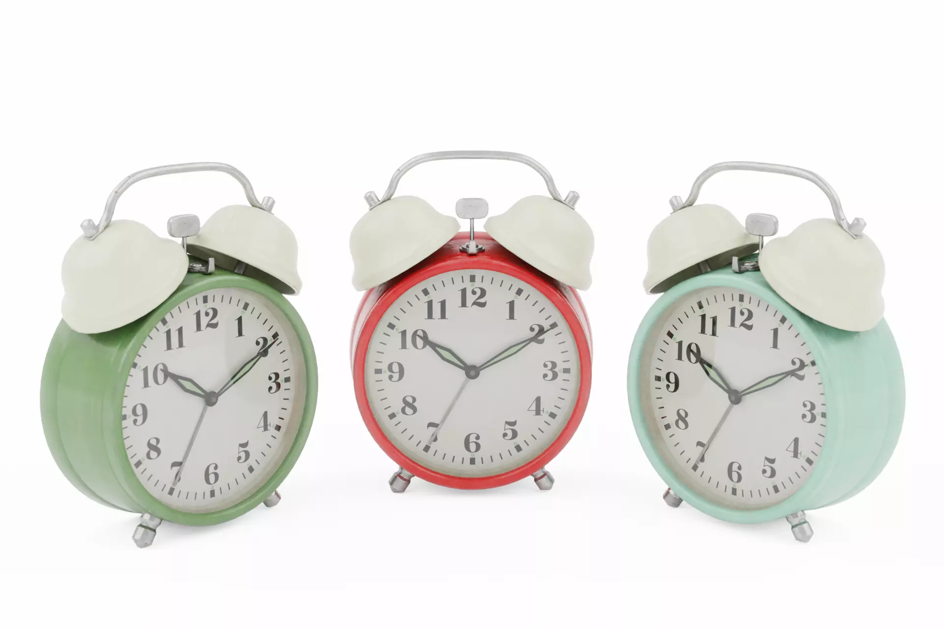 Vintage Alarm Clock 3D model
