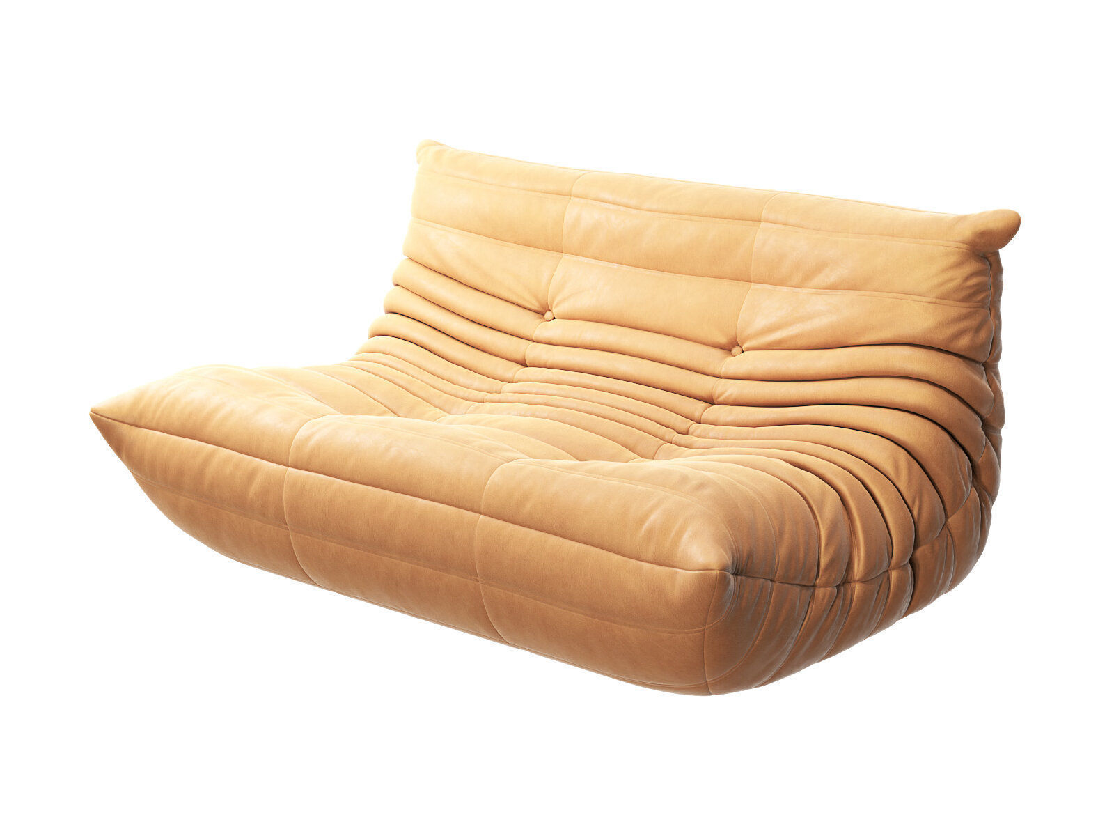 Togo Loveseat 3D model_1