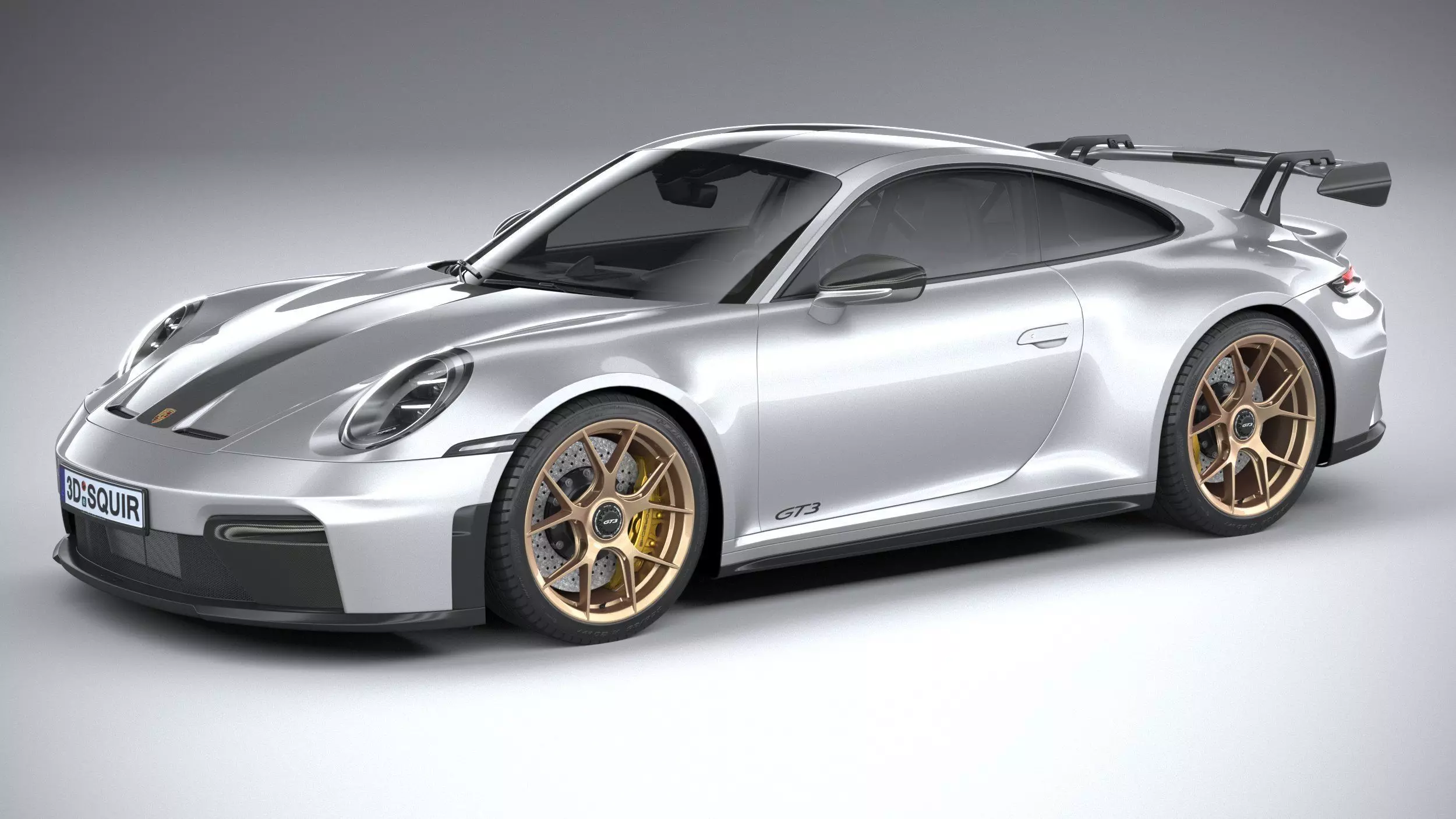 Porsche 911 GT3 2025 3D model_0
