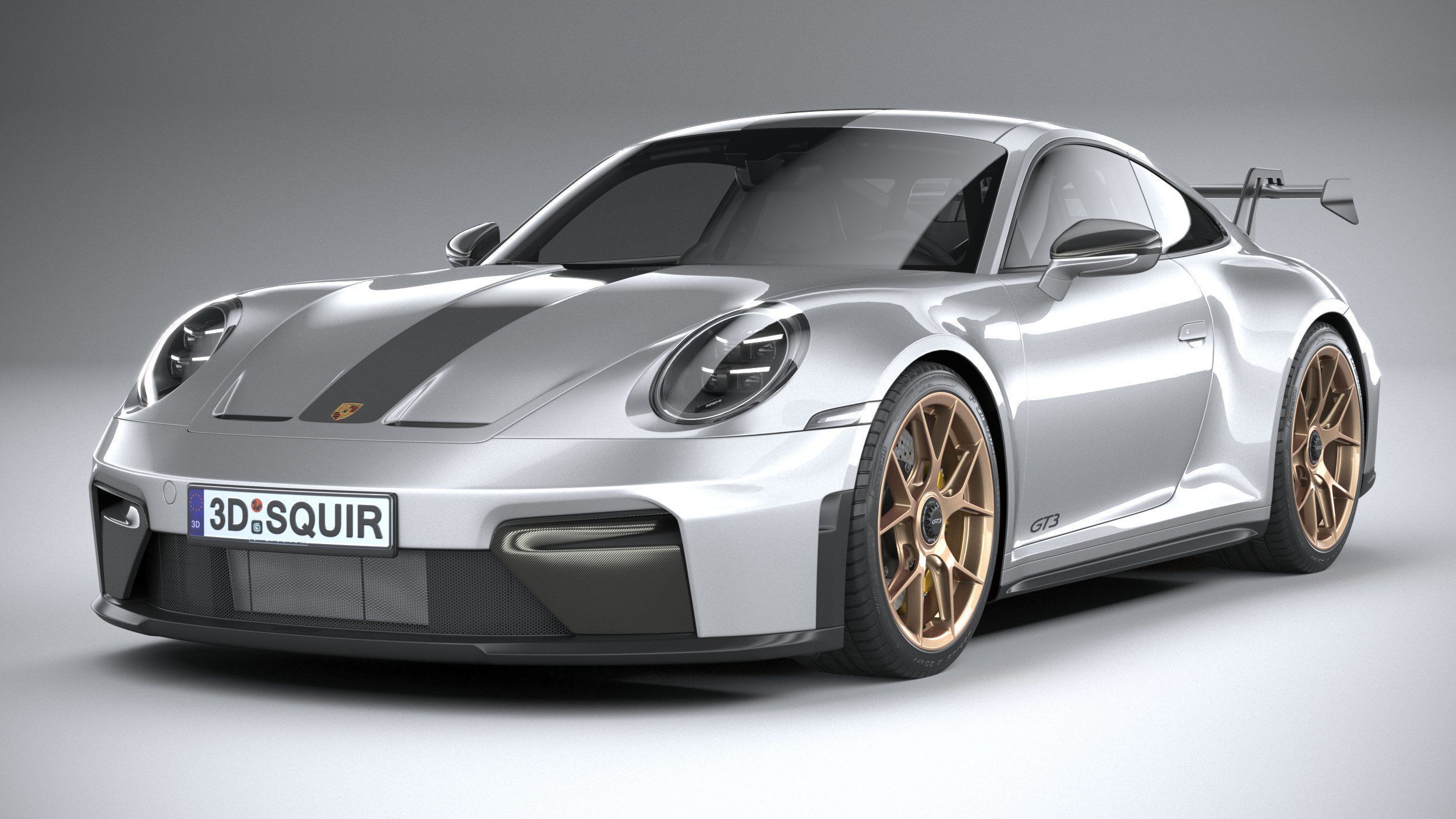 Porsche 911 GT3 2025 3D model_2
