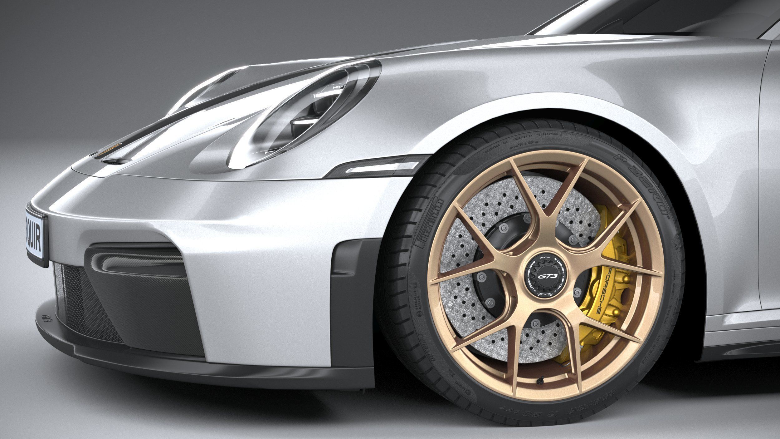 Porsche 911 GT3 2025 3D model_3