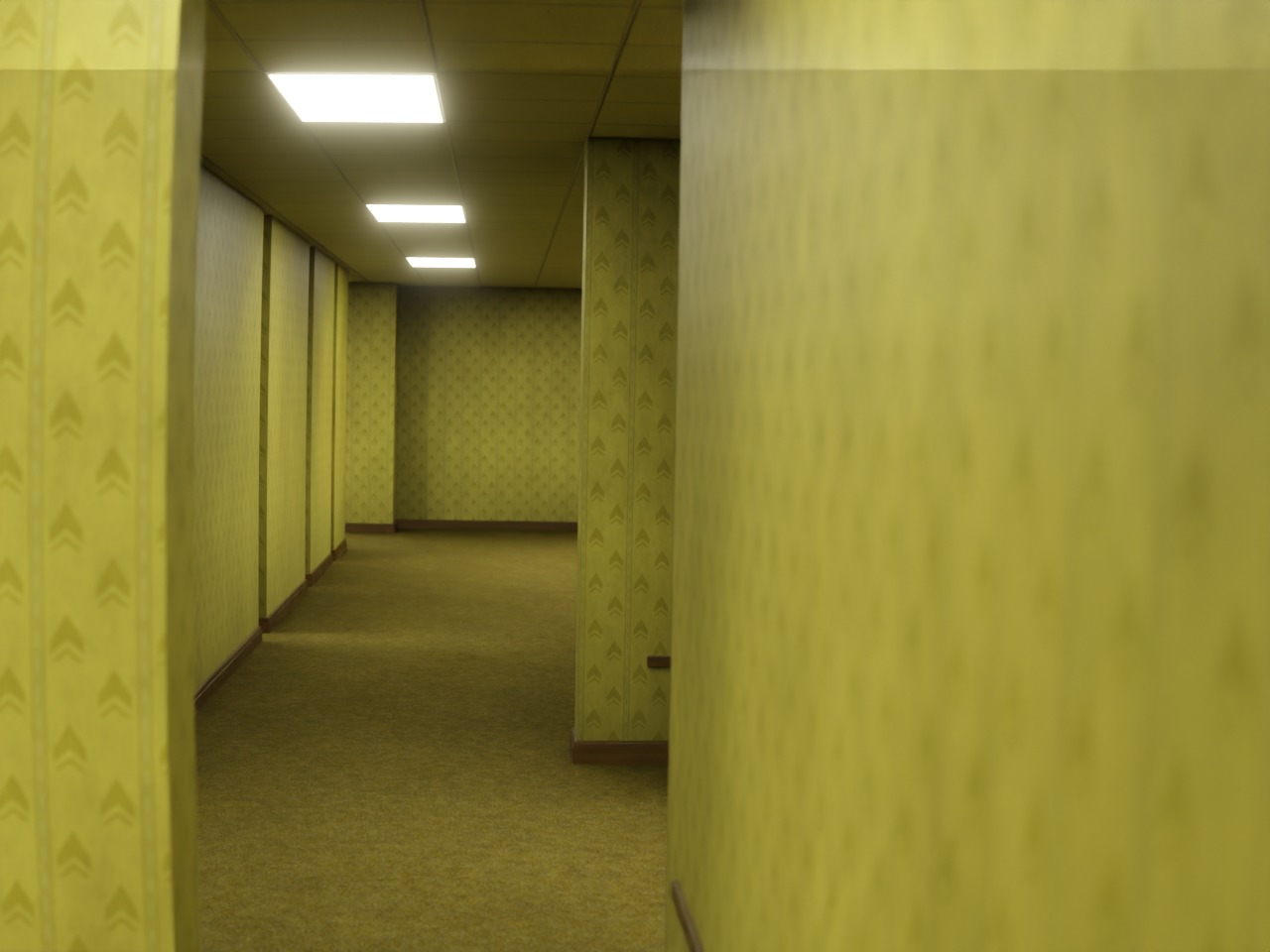 The Backrooms 3D model_19