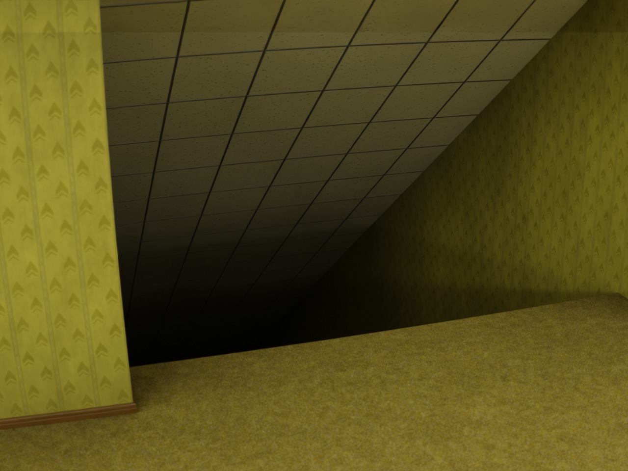 The Backrooms 3D model_3