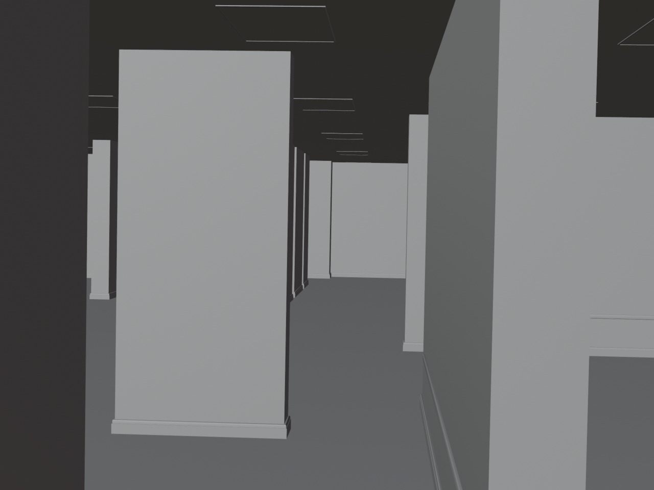 The Backrooms 3D model_44
