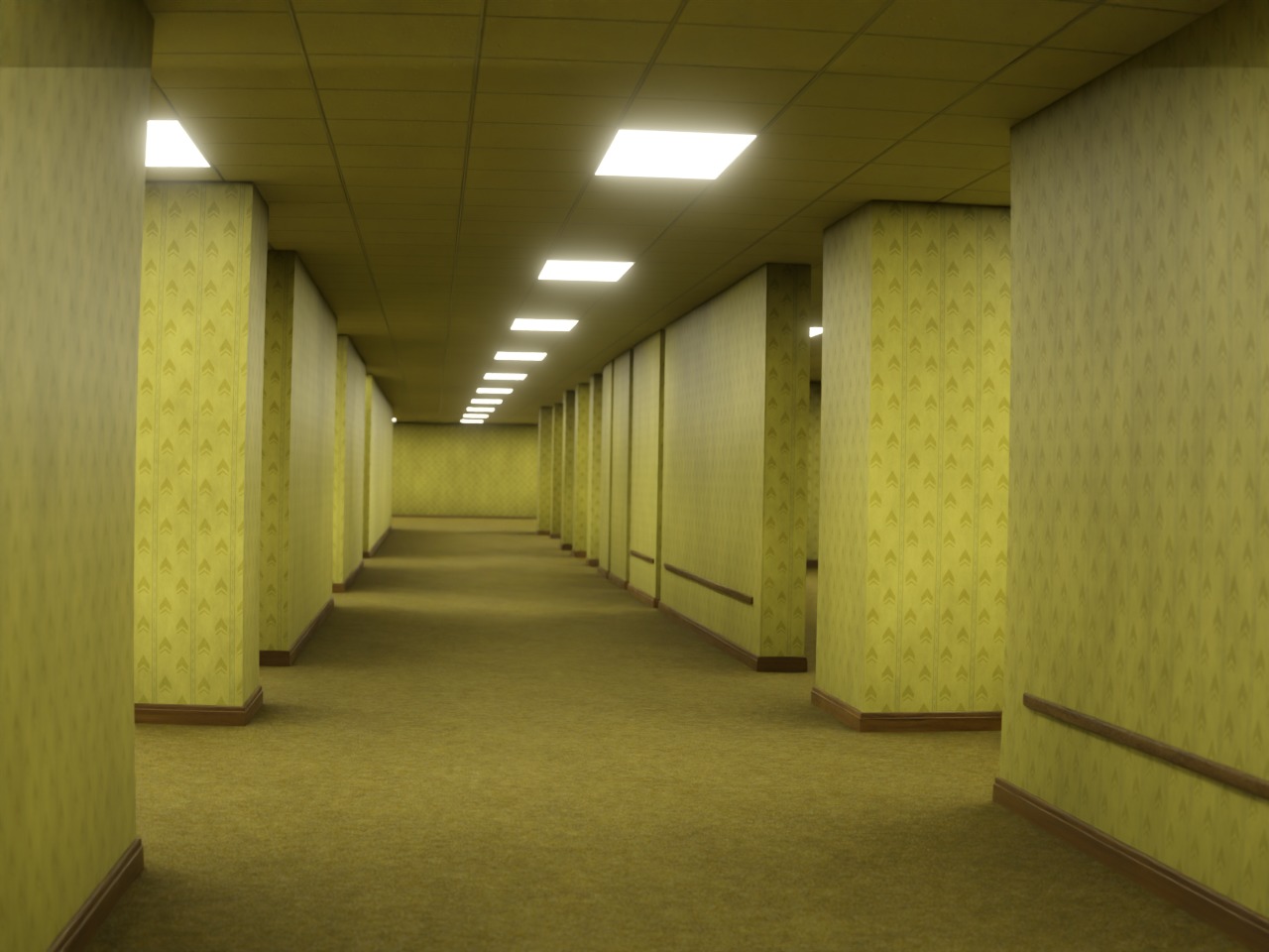 The Backrooms 3D model_17
