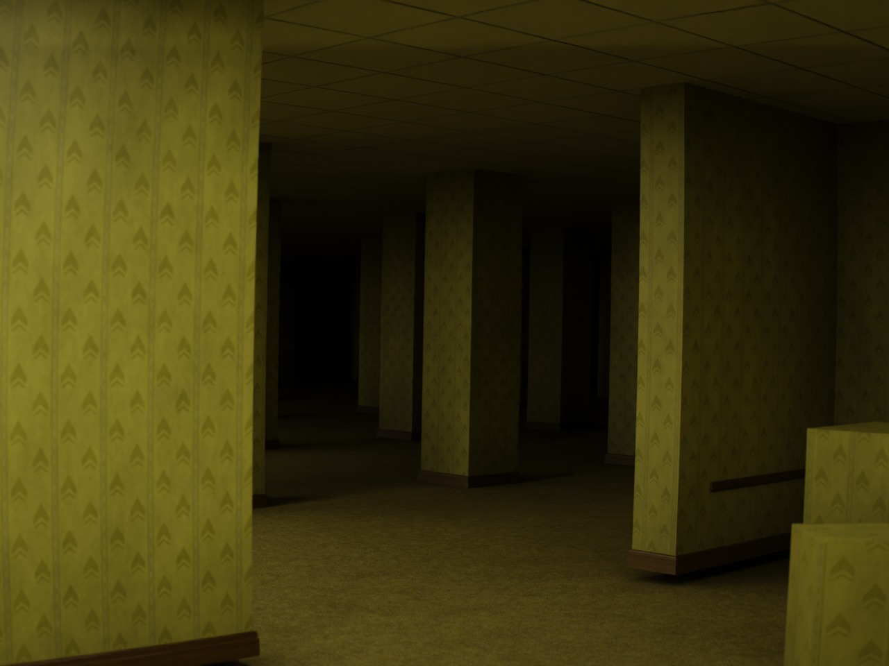 The Backrooms 3D model_20