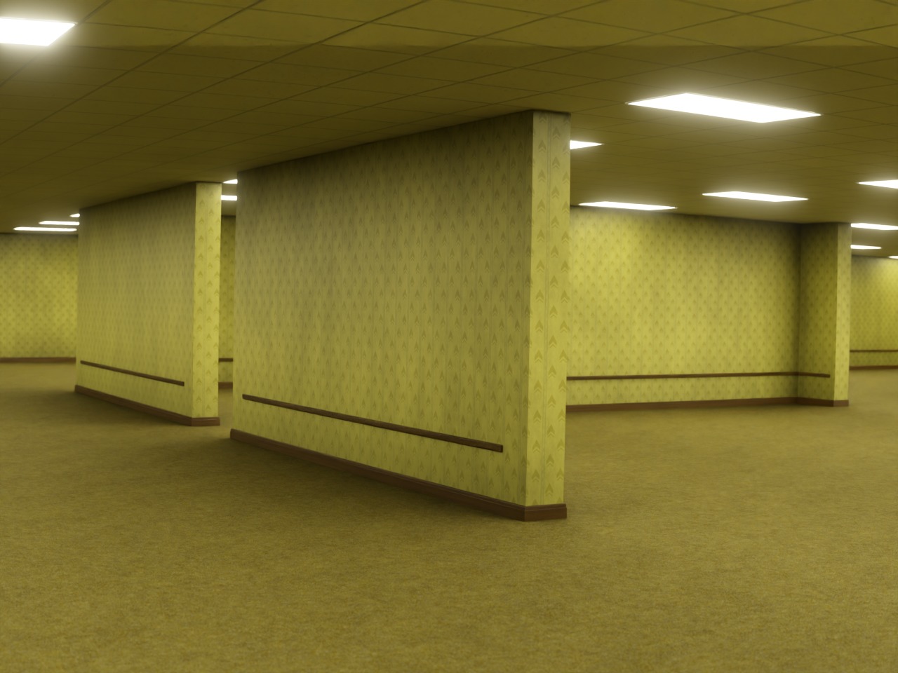The Backrooms 3D model_15
