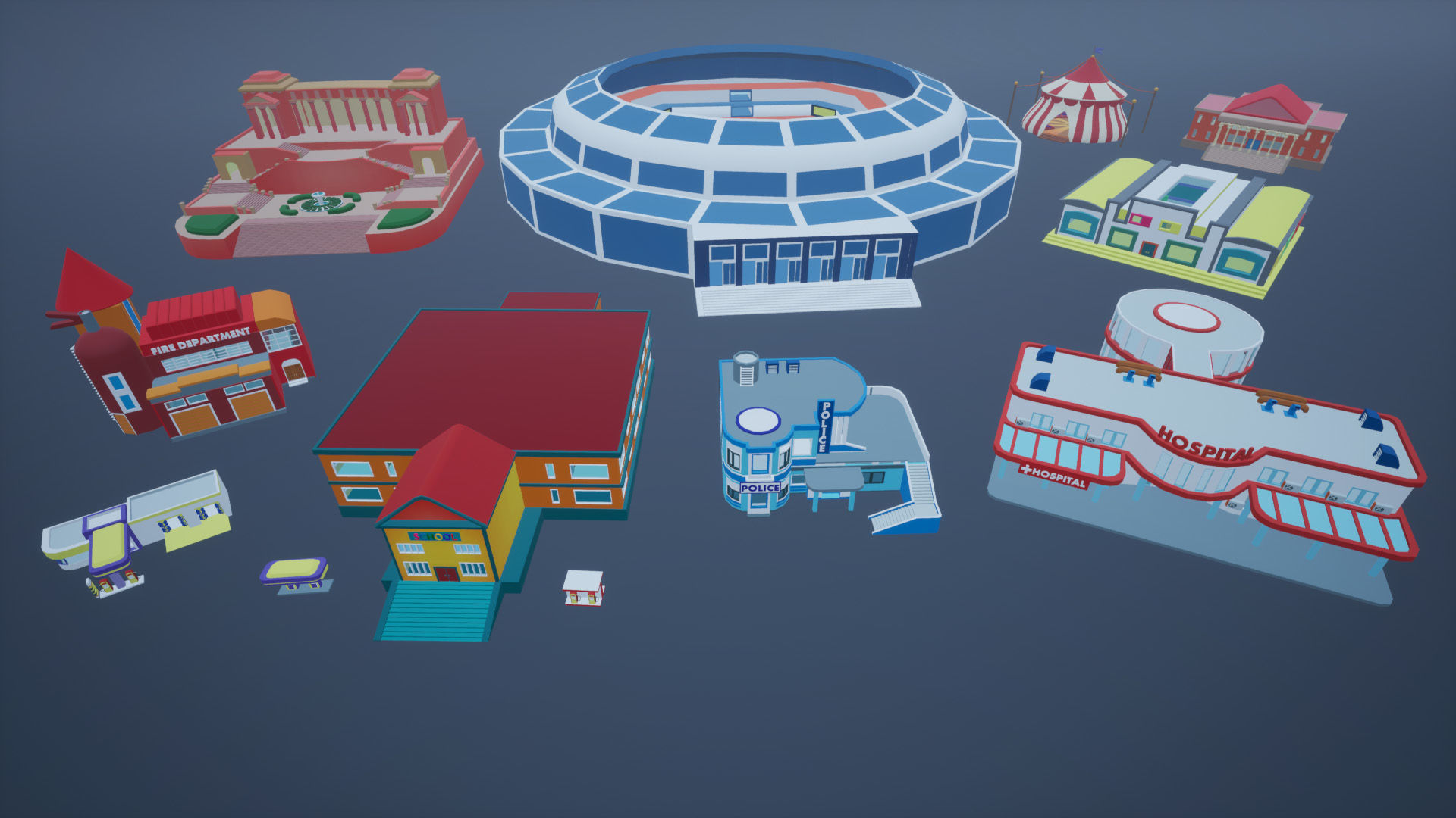 Megapolis City 3D model_33