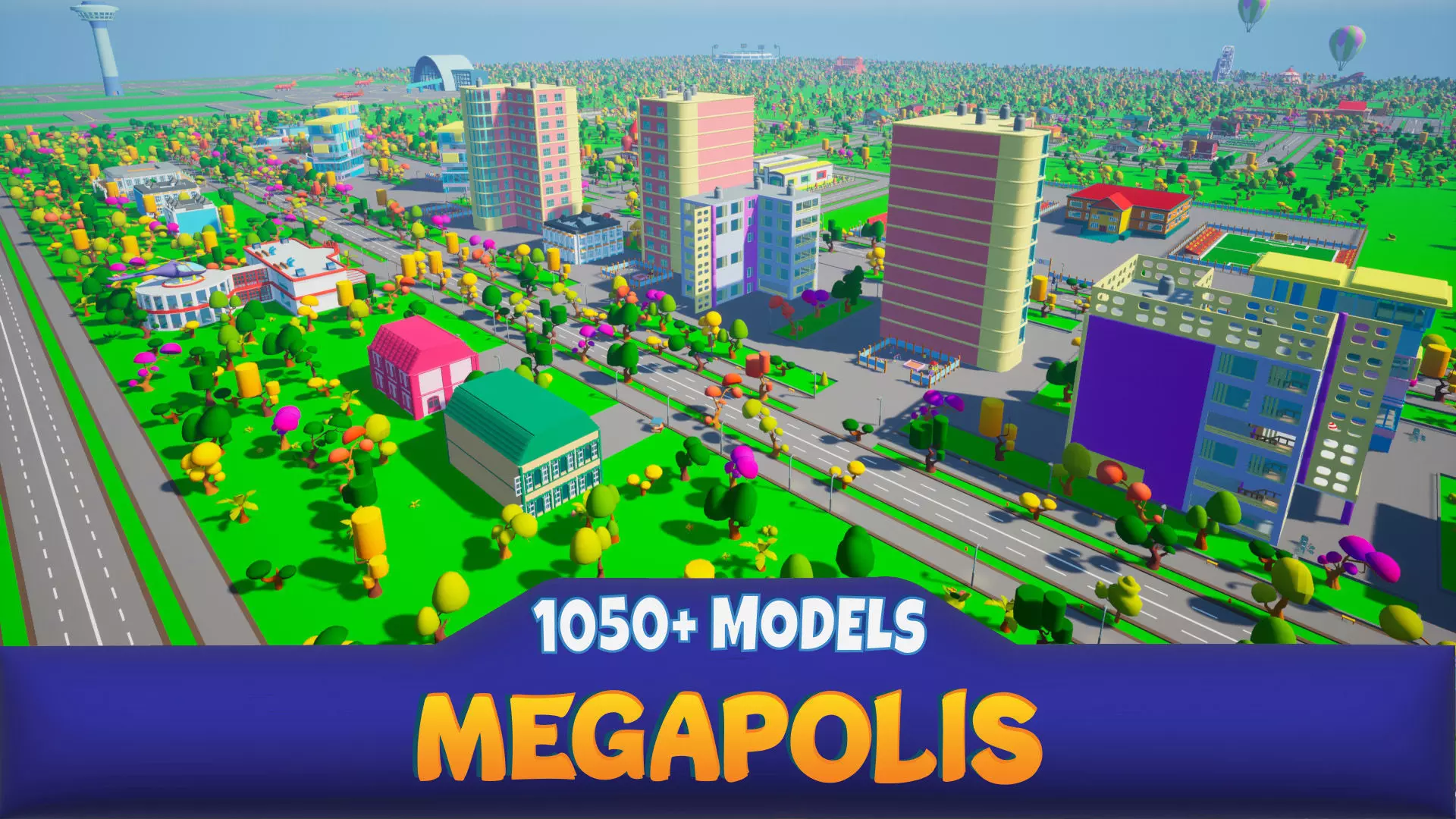 Megapolis City 3D model_0