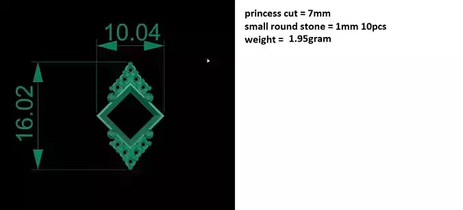 Diamond jewelry Pendant