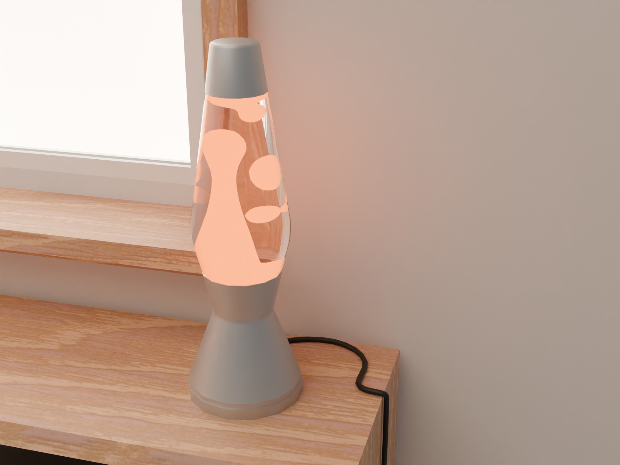 Living room Low-poly 3D model_14