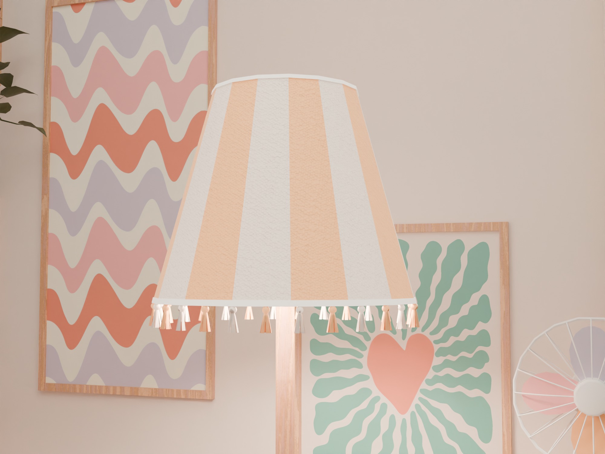 Living room Low-poly 3D model_15