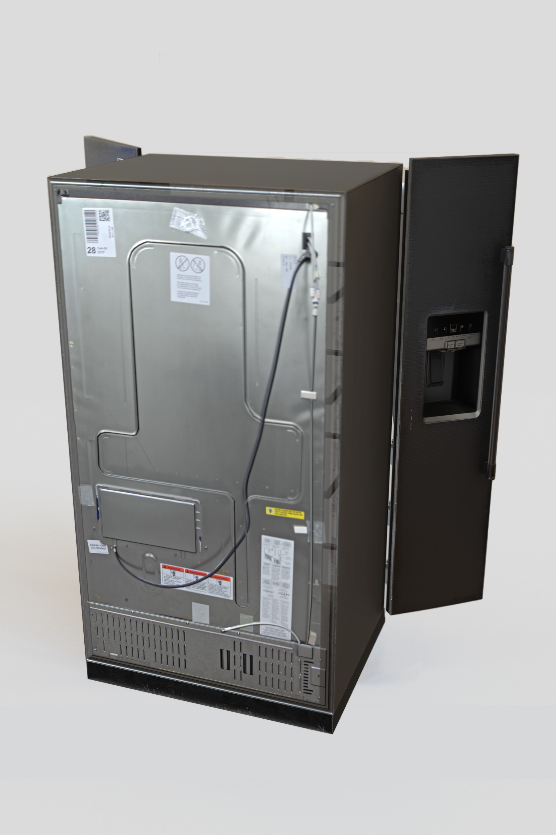 Refrigerator Low-poly 3D model_4