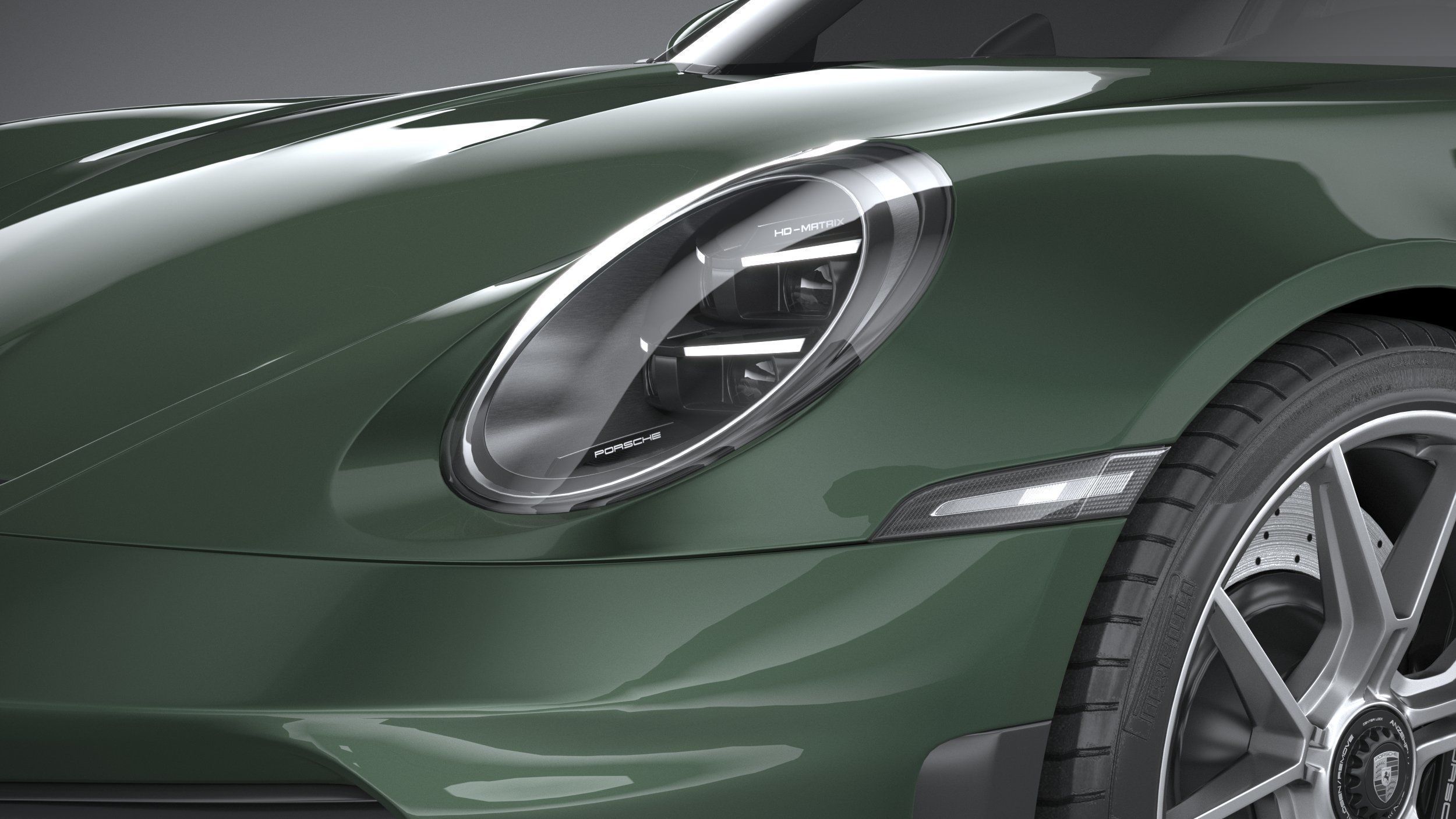 Porsche 911 GT3 Touring 2025 3D model_14