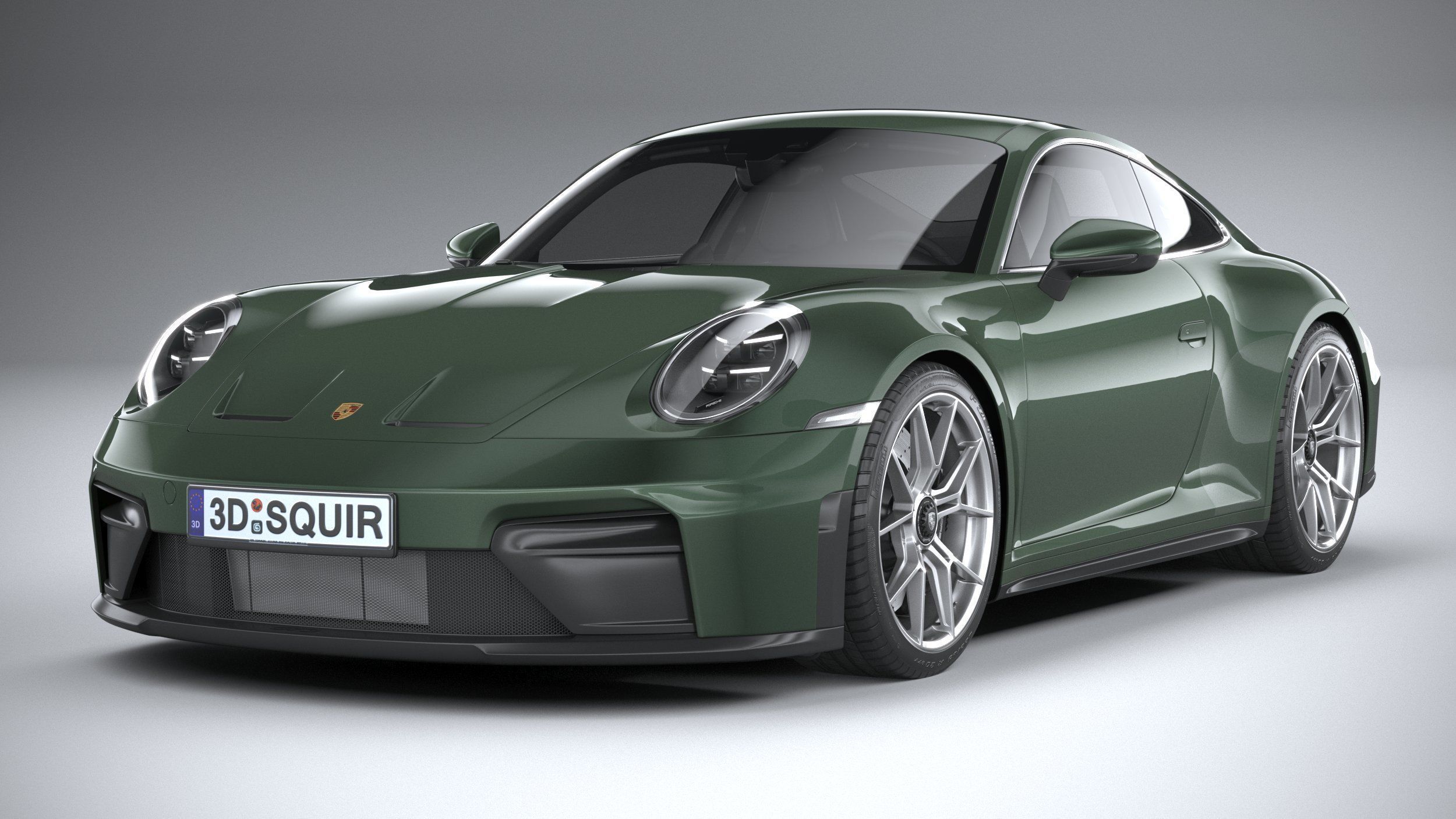 Porsche 911 GT3 Touring 2025 3D model_2